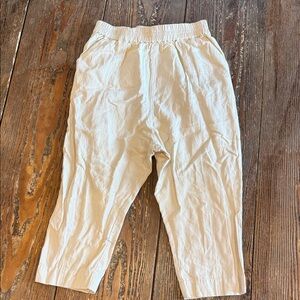 Apiece Apart Women’s Tan Elastic Waist Pants